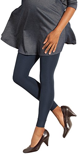 Preggers Maternity Leggings - 10-15 mmHg for Pregnancy - color: Navy, size: Medium