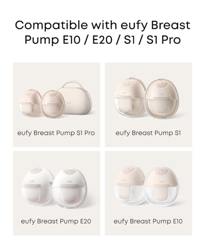 eufy Breast Pump E10/E20/S1/S1 Pro, Spout Cap (4-Pack)