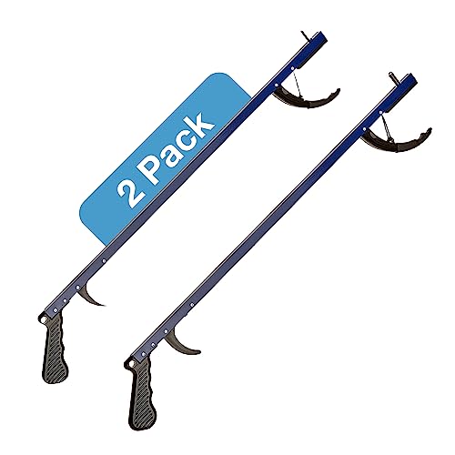 Sammons Preston Reacher, Grabber Tool, Trash Pickup, 26", 2-Pack, Blue - color: 26" Standard, Blue, size: 2 Pack