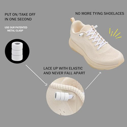 Elastic No Tie Shoelaces For Kids & Adults Sneakers，One Size Fits All - color: 1 Pair Purple