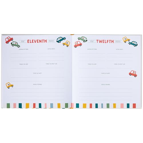 C.R. Gibson Baby Keepsake Memory Book, 9.5" x 10", Always on the Go - style: Always on the Go