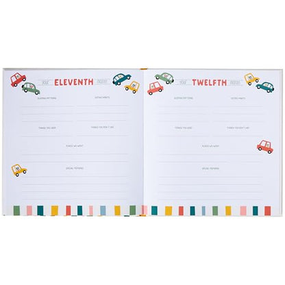 C.R. Gibson Baby Keepsake Memory Book, 9.5" x 10", Always on the Go - style: Always on the Go