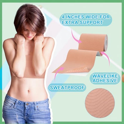 Geiserailie 3 Roll Back Fat Tummy Lift Tape Assorted Size Thigh Lift Patch