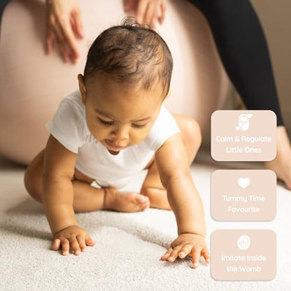 BABYGO Birthing Ball, Pregnancy & Labor, Award Winning Book - color: Nude, size: 75cm - Electric