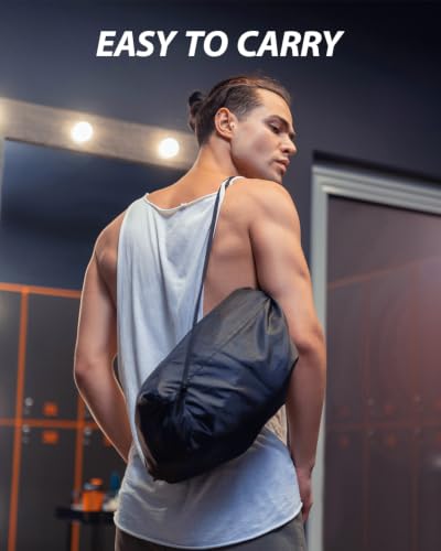 Dapofajo Resistance Bands for Working Out: 5-Level Anti-Snap Silicone Bands - color: Multiblack