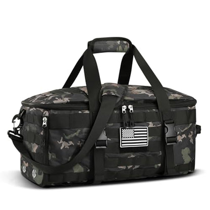 Gym Bags for Men, Duffle Bag with Shoe Compartment - color: Camouflage, size: Medium