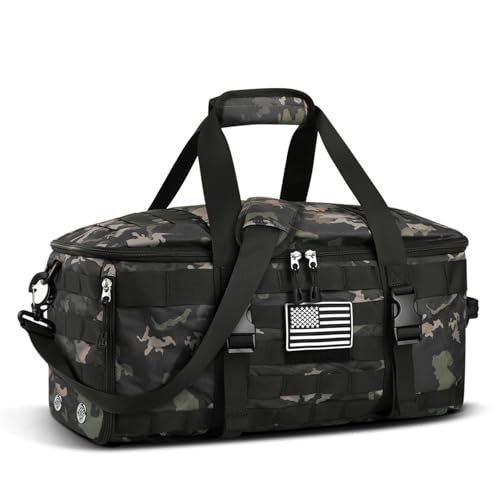 Gym Bags for Men, Duffle Bag with Shoe Compartment - color: Camouflage, size: Medium