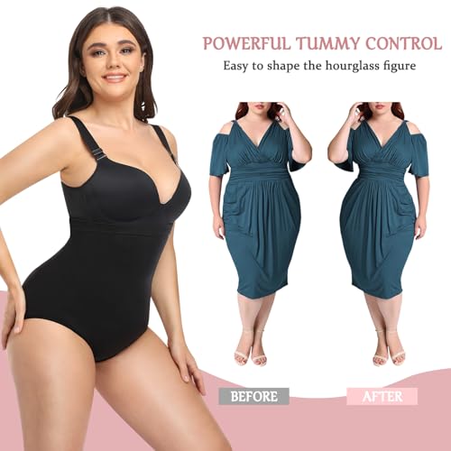 Tummy Control Shapewear Women High Waisted Body Shaper Underwear Briefs - color: Black, size: Medium