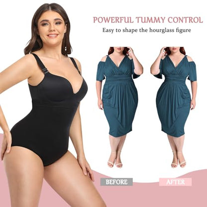 Tummy Control Shapewear Women High Waisted Body Shaper Underwear Briefs - color: Black, size: Medium