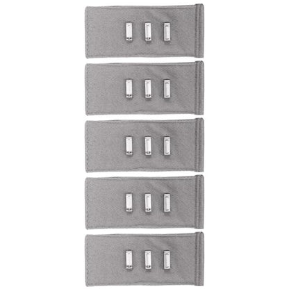 MECCANIXITY 5pcs Light Gray Pants Waist Button Extenders for Women Men 3.3" - color: Light Gray, size: 3.3"