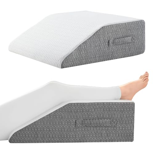 Nordjager Leg Elevation Pillow, 8 Inch Memory Foam Support Cushion - size: Leg Pillow - 8 inch