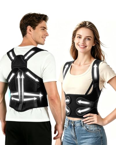 2026 Upgraded Posture Corrector for Men & Women, Full Back Brace