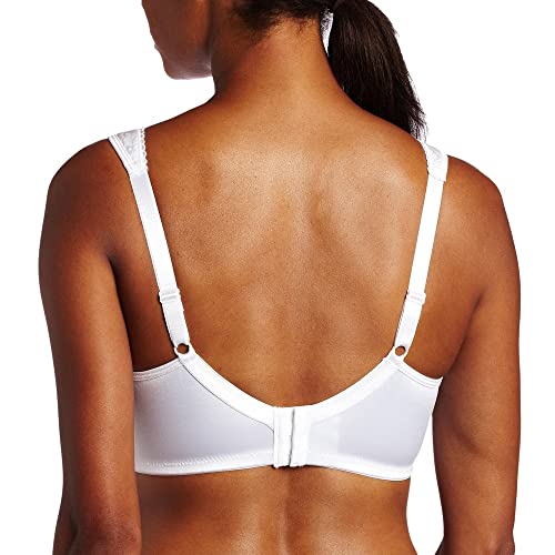 Playtex Women's Wireless Bra, 18 Hour Plus-Size Bras Available, Ultimate Lift, Moisture-Wicking, Single or 2-Pack - color: White, size: 42G