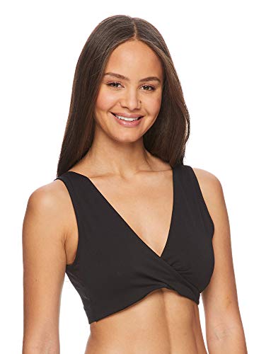 Lamaze - Intimate Apparel Maternity Nursing Cotton Span Sleep Bra Bra - color: Black, size: Small