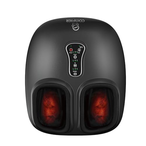 COMFIER 2026 Shiatsu Foot Massager with Heat, FSA Eligible Items Only List - color: Black