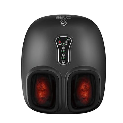 COMFIER 2026 Shiatsu Foot Massager with Heat, FSA Eligible Items Only List - color: Black