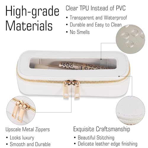 VOFIpremiAm Clear Makeup brush holder Small Makeup Bag - size: Slim (Shapely)