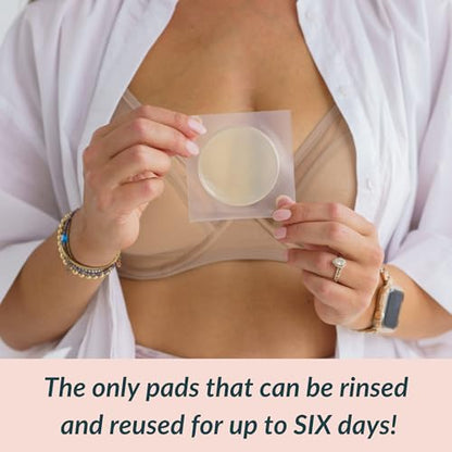 Ameda ComfortGel HydroGel Nursing Pads | Cooling | Reusable | 2 Pair - size: 4 Count