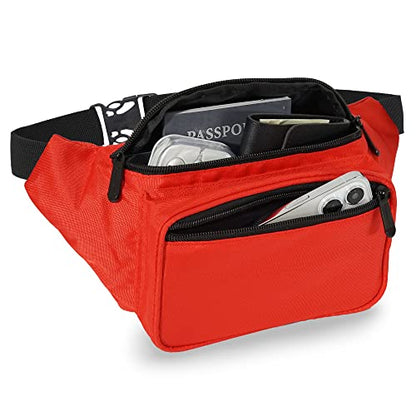 SoJourner Waterproof Fanny Pack, Red - color: Red - Soild