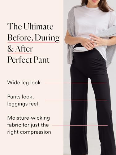 HATCH The Bodyflex Perfect Pant, Wide Leg with Moisture-Wicking Fabric - size: X-Large