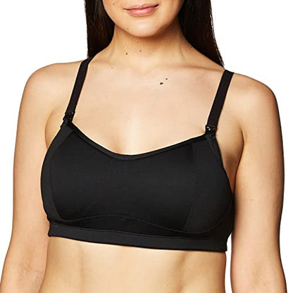 Playtex Women's Nursing Sports Bra with Racerback US3010 - color: Black, size: Medium