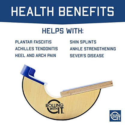 Rolling With It Foot Rocker & Calf Stretcher for Plantar Fasciitis