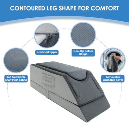 Kehangte Leg Elevation Pillows for After Surgery,Wedge Pillow,Knee Pillows - size: Single Leg (29"x13"x9.5")