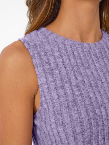 AUTOMET Womens Tank Tops Sleeveless Summer Basic Soft Clothes 2026 - color: Purple, size: X-Large