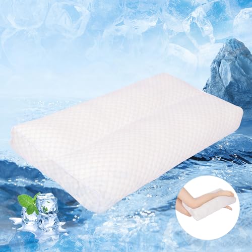 Cooling Knee Pillow for Side Sleeper, 5" Leg Pillow for Side Sleeping, 100% Cooling Fabric Pillow for Between Knees While Sleeping - High Support Alternative for Relieving Leg, Back, and Knee Pain - color: Cooling, size: 5in