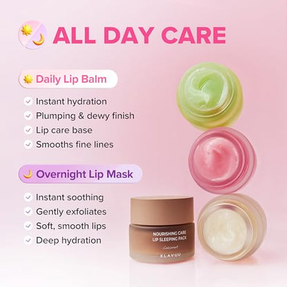 Klavuu Coconut Lip Sleeping Mask Overnight for Chapped Lips (0.7oz) - color: Coconut