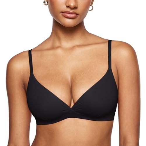 INLYRIC Women's Triangle Bralette Unlined - color: Black, size: XX-Large