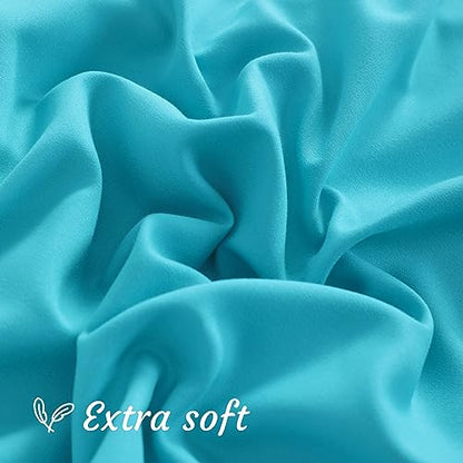 NTBAY King Microfiber Pillowcases, Set of 2, Blue - color: Blue, size: Standard King (20"x36")