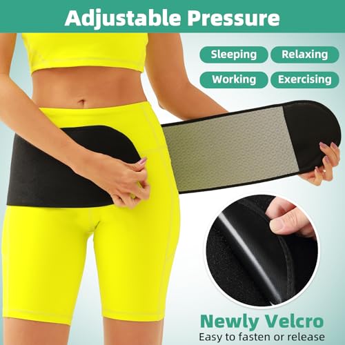 Pregnancy & Maternity Belt with Compression Groin Band - For Hernia, Pelvic Floor Pain Prolapse Belly Band with Groin Straps Uterine Prolapse (Medium) - size: Medium