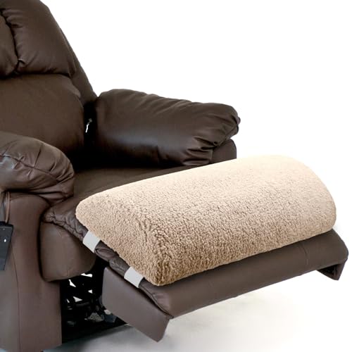 Wesiti Recliner Leg Rest Cushion Footrest Pillow Elevate Feet, Light Camel - color: Light Camel