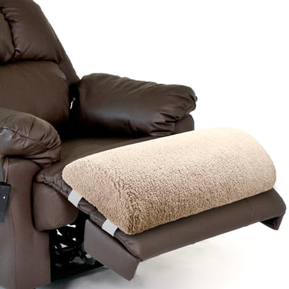 Wesiti Recliner Leg Rest Cushion Footrest Pillow Elevate Feet, Light Camel - color: Light Camel