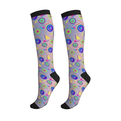 Compression Sock Graduated Knee High Sock for Women Men - color: 24