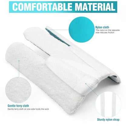 Sock Aid, Sock Helpers to Put on Your Socks for Seniors, Disabled, Pregnancy, Assist Device for Elderly, Tool Aide Puller Easy on and Off with No Bending(Blue 2 PACK) - color: Blue 2 Pack