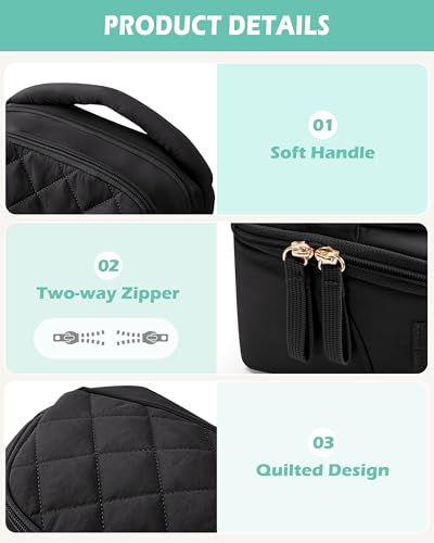 Wearable Breast Pump Bag Compatible with Momcozy and Eufy Pump - color: Black