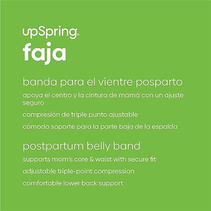 UpSpring Faja postpartum belly band, after baby shapewear wrap - color: Nude, size: Large-X-Large