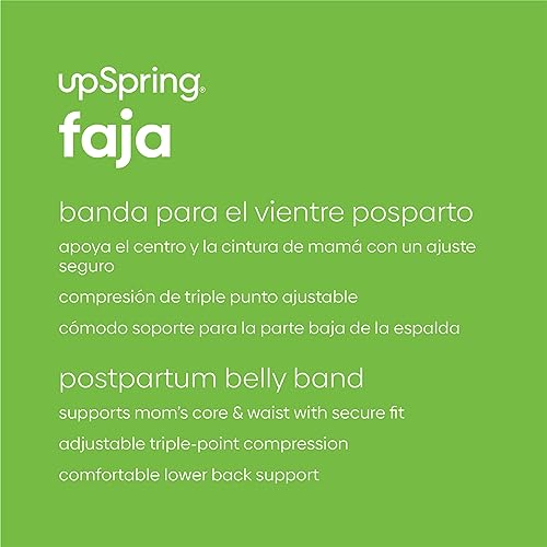 UpSpring Faja postpartum belly band, after baby shapewear wrap - color: Nude, size: Small-Medium