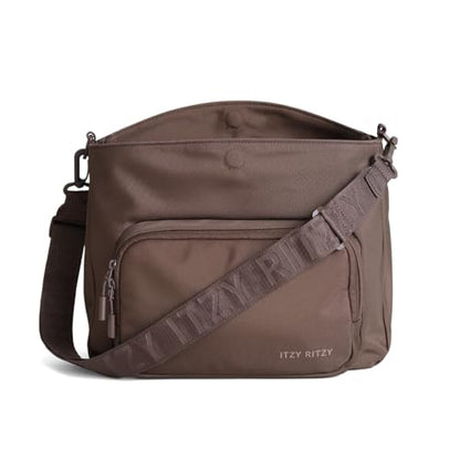 Itzy Ritzy Belong Cargo Caddy Stroller Organizer & Crossbody Bag (Mocha) - color: Mocha