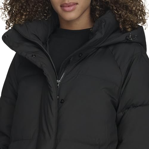 Levi's Women's Cloud Puff Extra Long Puffer Jacket Coat - color: Black, size: X-Large