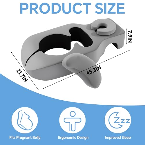 BALAPET Memory Foam Pregnancy Massage Pillow, Supportive Full Body for Maternity with Adjustable Headrest and Abdominal Support Pillow, Maternity Massage Cushion with Supportive for Comfortable Rest