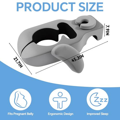 BALAPET Memory Foam Pregnancy Massage Pillow, Supportive Full Body for Maternity with Adjustable Headrest and Abdominal Support Pillow, Maternity Massage Cushion with Supportive for Comfortable Rest