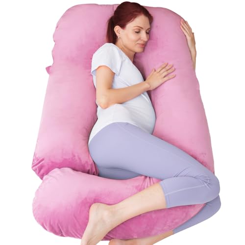 60 Inch Pregnancy Pillow for Sleeping (Purple) - color: Purple
