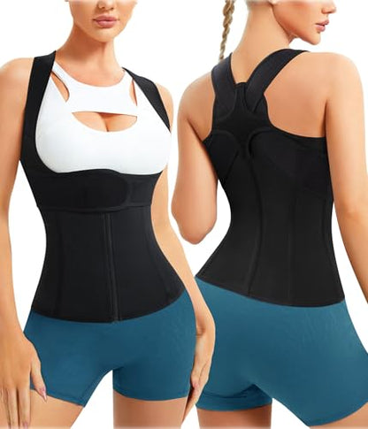 URSEXYLY Back Brace For Women Waist Trainer Adjustable Posture Corrector - size: 3X-Large