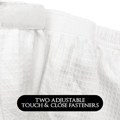 Canyon Rose Waffle Weave Long Spa Wrap, One Size, White - color: White
