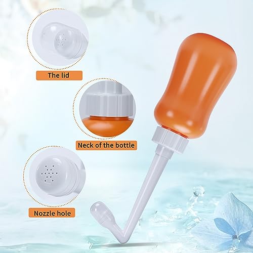 Peri Bottle for Postpartum Care, for Postpartum Essentials, Feminine Care Orange - size: Orange