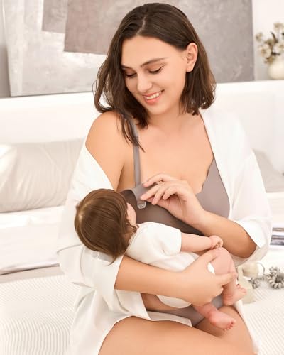 Wireless Nursing Bras for Breastfeeding, Seamless Maternity Bras Pregnancy Bralette No Underwire - color: Black, size: X-Large