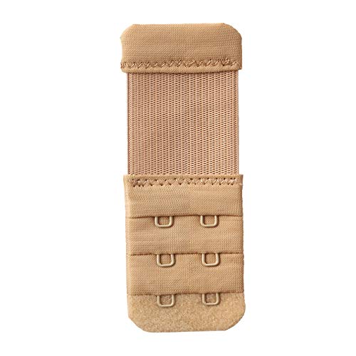 Women's Bra Extenders 4 Hook / 3 Hook / 5 Hook / 2 Hook Soft Comfortable Stretchy Bra Extension Strap - color: 2 Hook Bra Extender,1/2 Inch Spacing